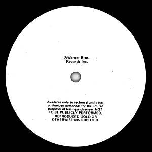 Test Pressing Label