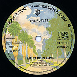 A-Side Label of UK EP